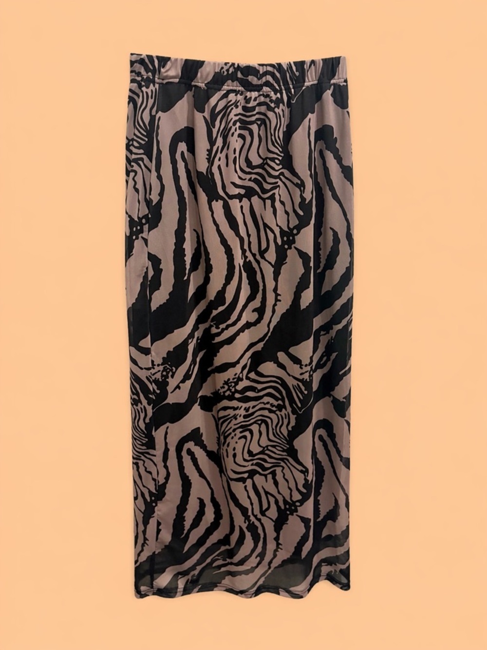 SHEIN ZEBRA MIDI SKIRT